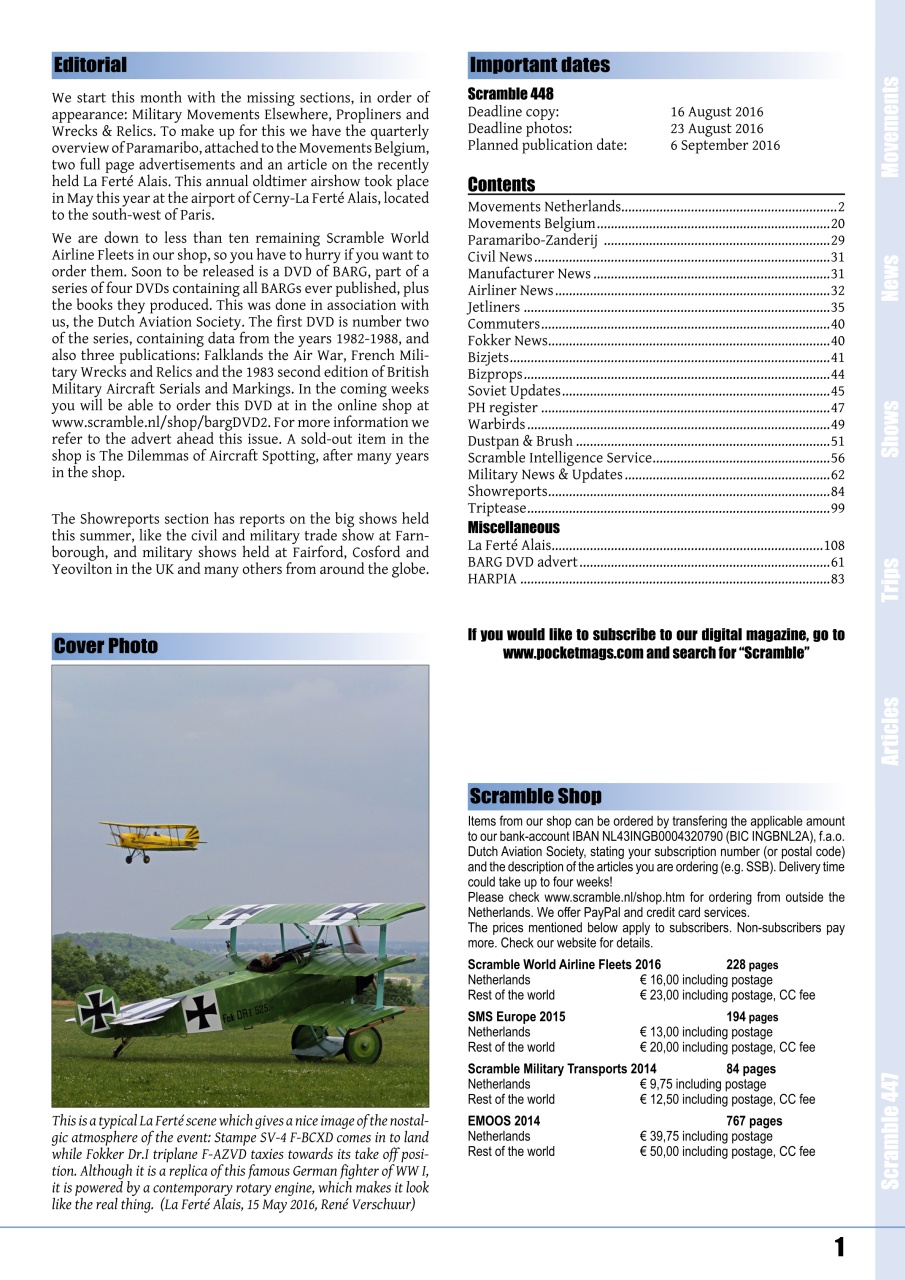 Scramble Magazine Preview Pages