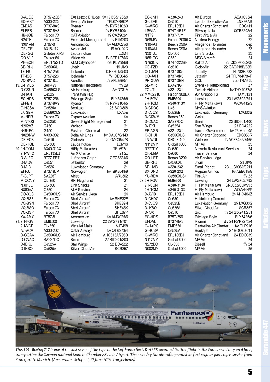 Scramble Magazine Preview Pages