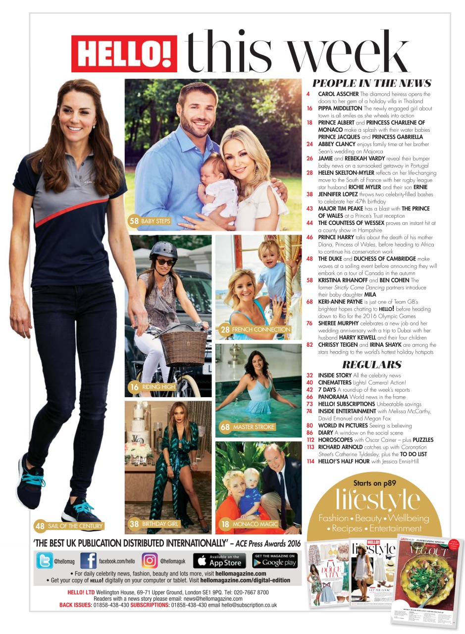 Hello! Magazine Preview Pages