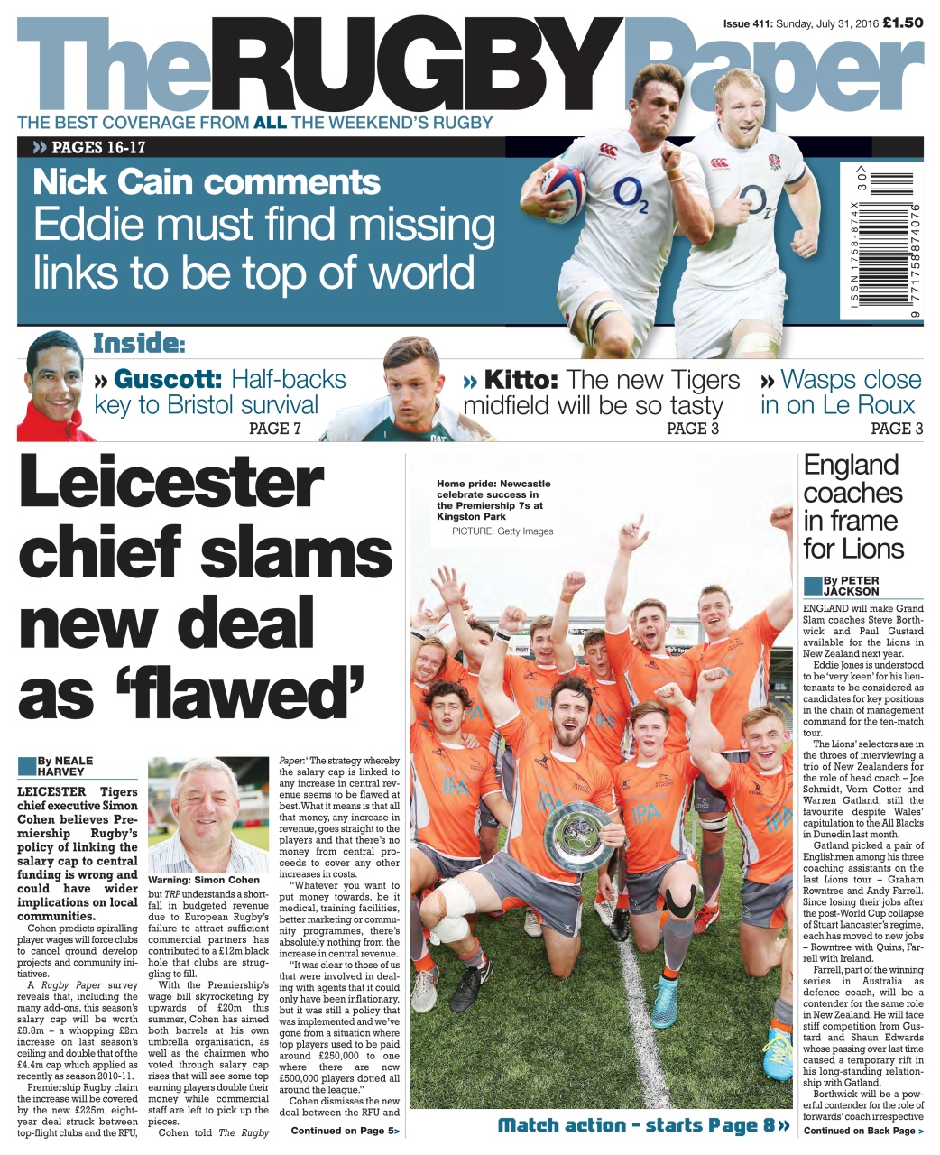 The Rugby Paper Preview Pages