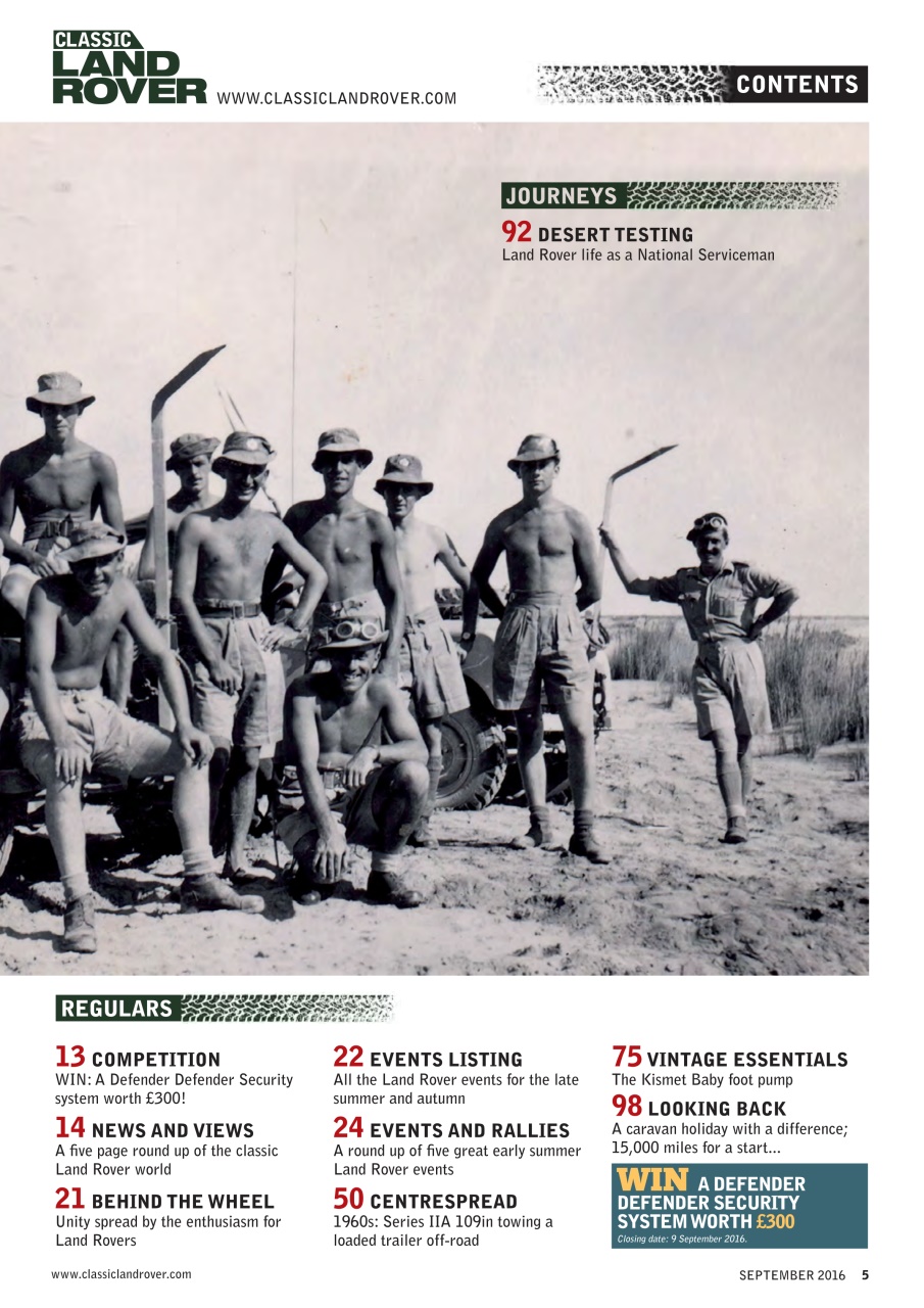 Classic Land Rover Magazine Preview Pages