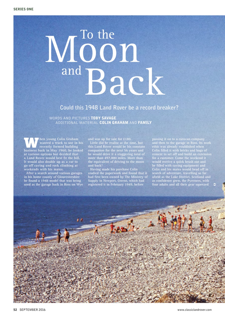 Classic Land Rover Magazine Preview Pages