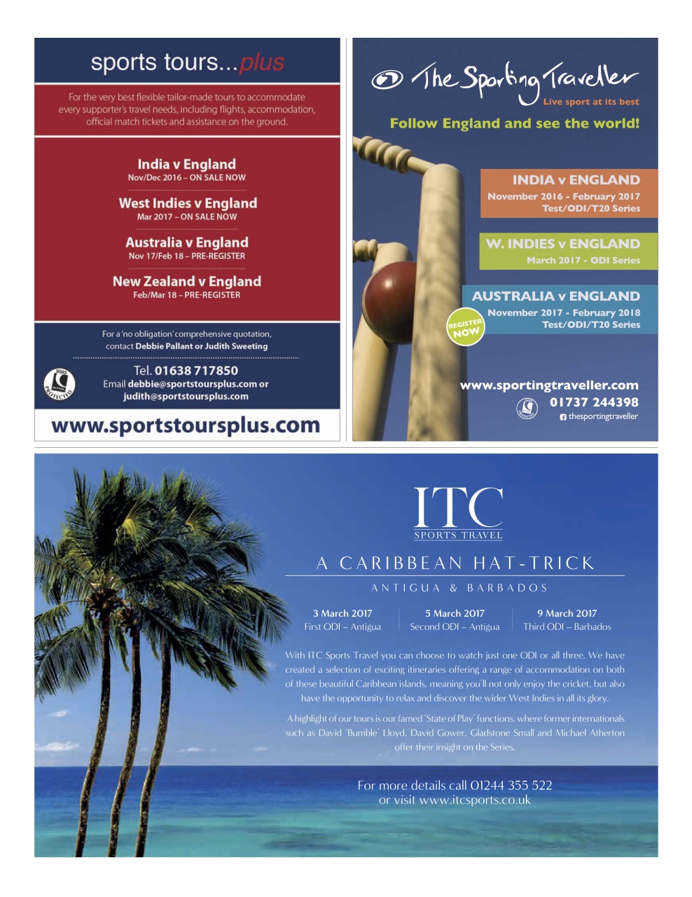 The Cricketer Magazine Preview Pages