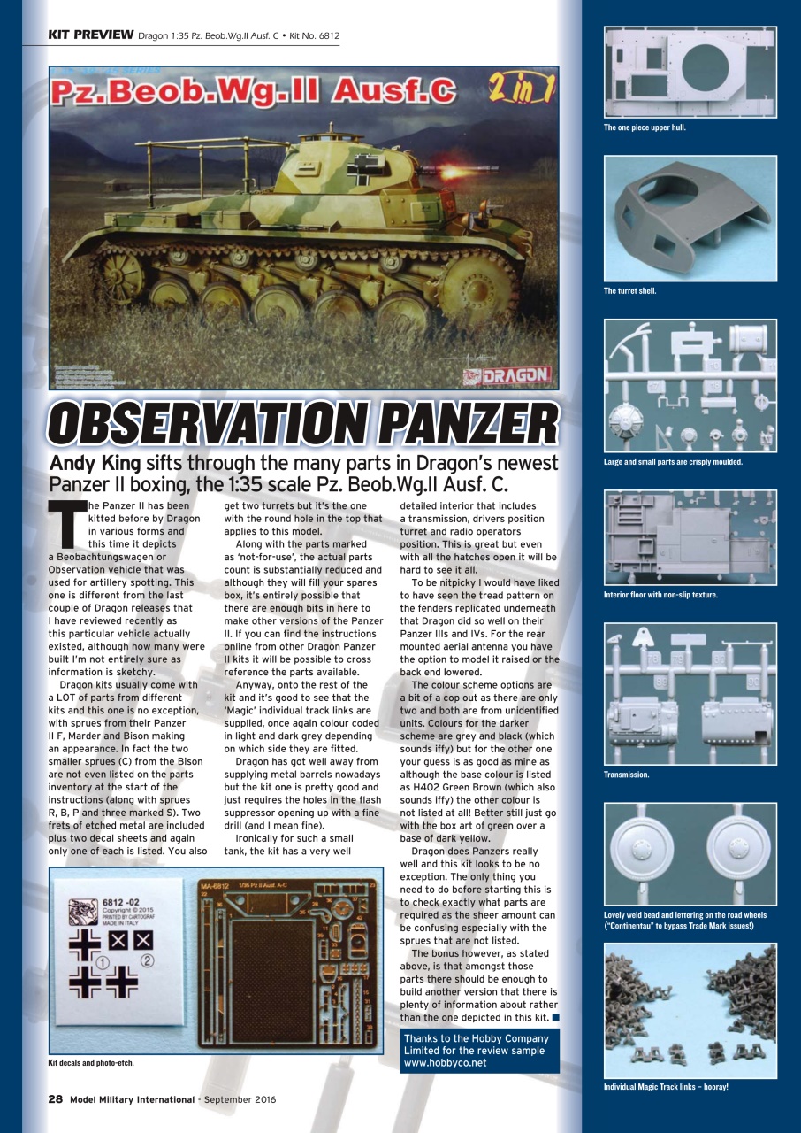 Model Military International Preview Pages