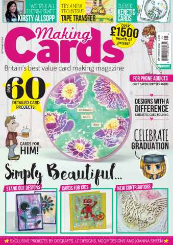 Making Cards & Papercraft issue September 2016