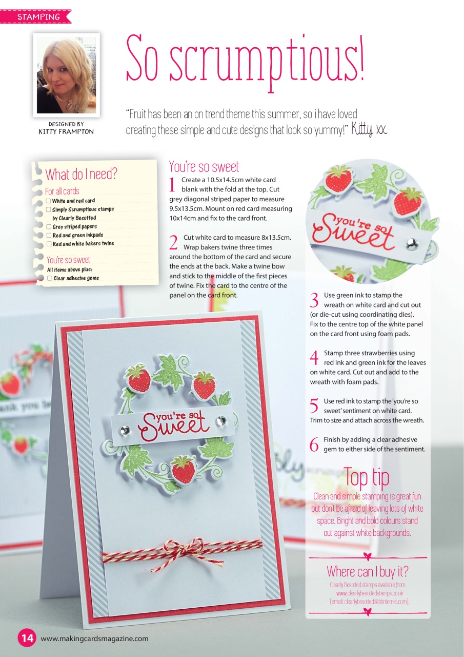 Making Cards & Papercraft Preview Pages