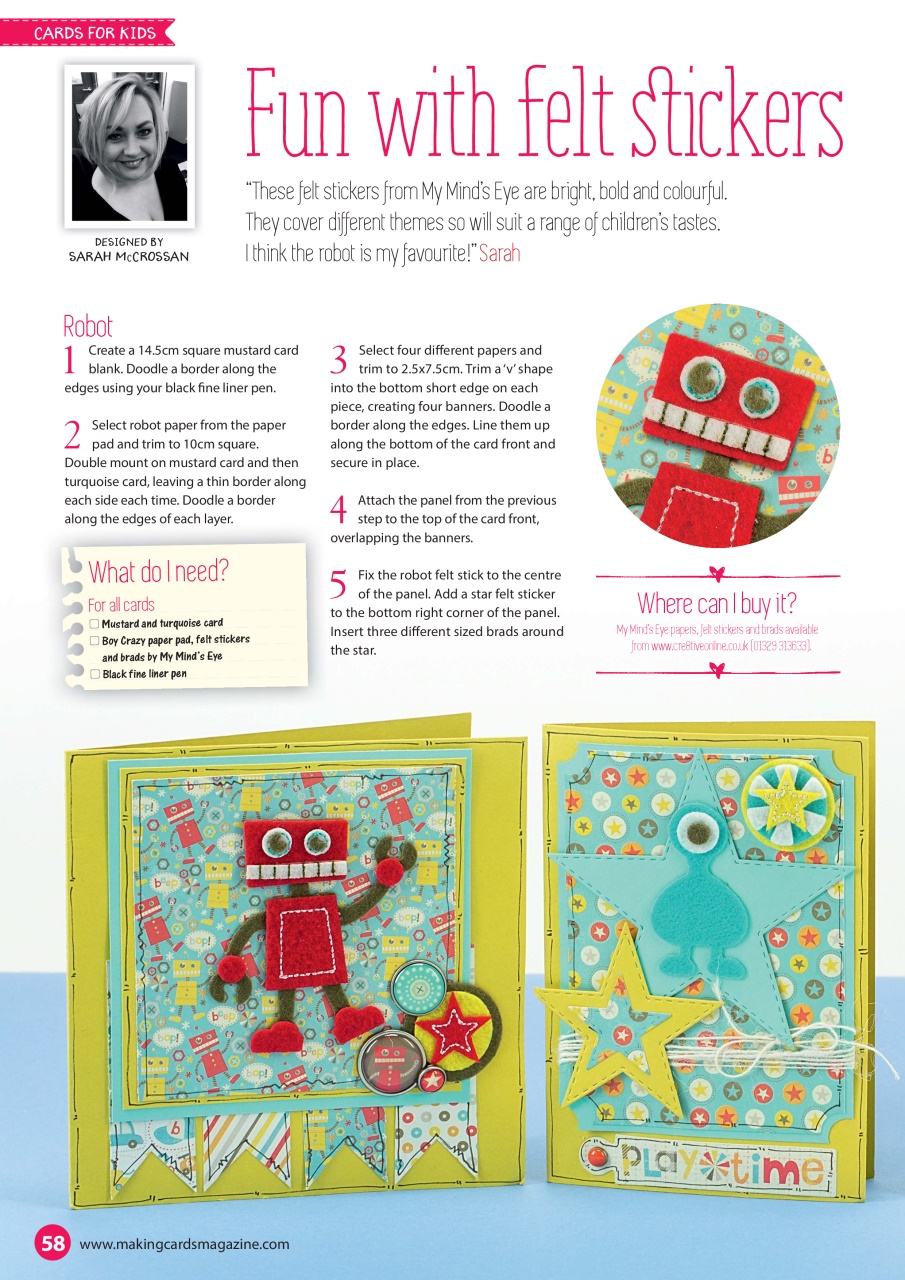 Making Cards & Papercraft Preview Pages