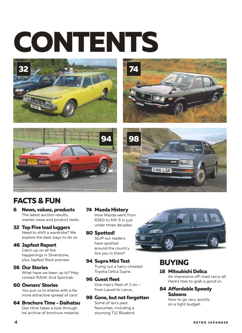 Retro Japanese Preview Pages