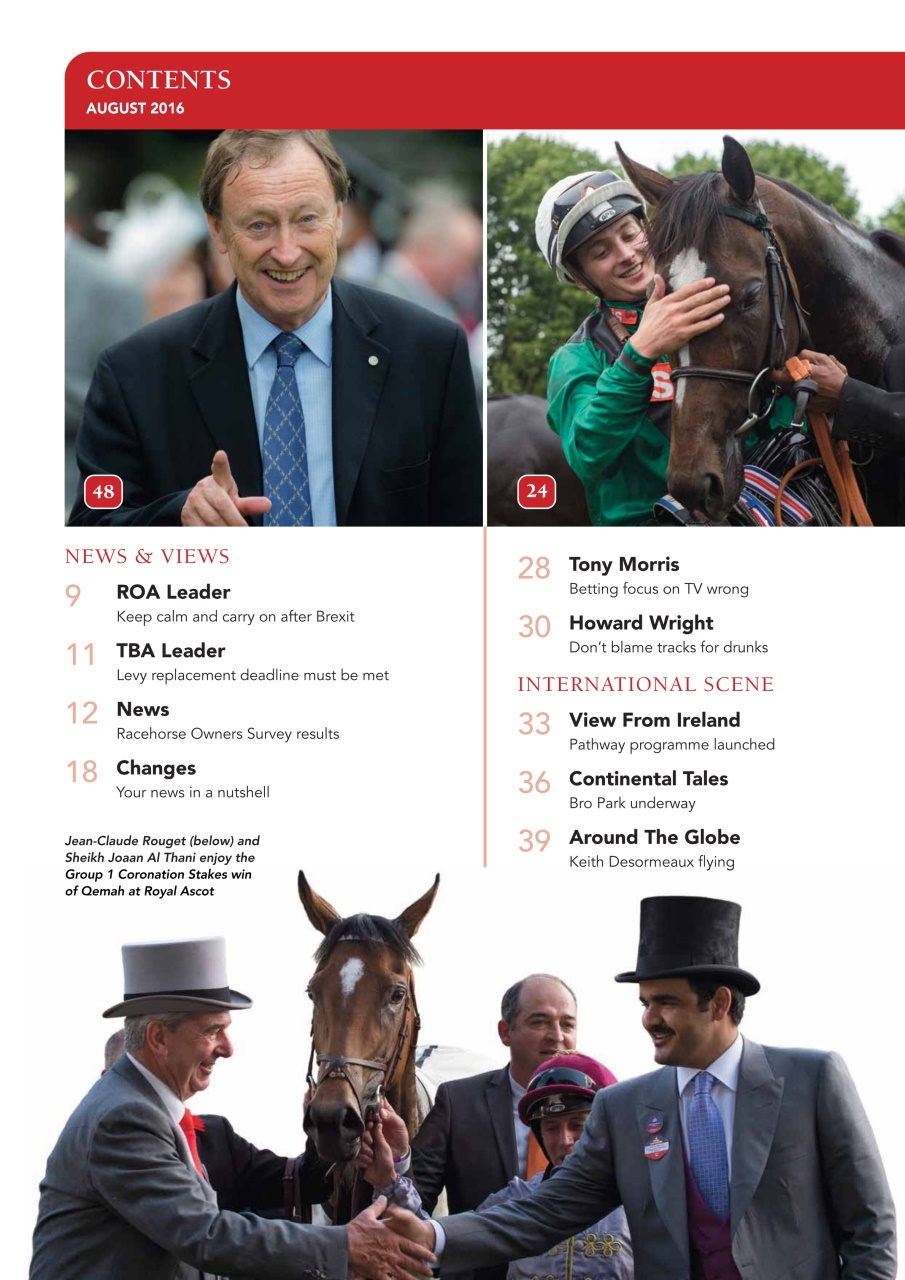 The Owner Breeder Preview Pages