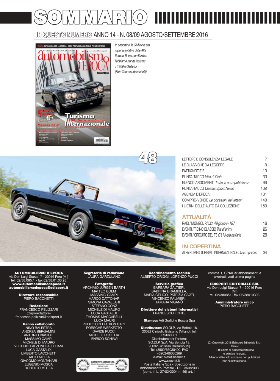 Automobilismo d'Epoca Preview Pages