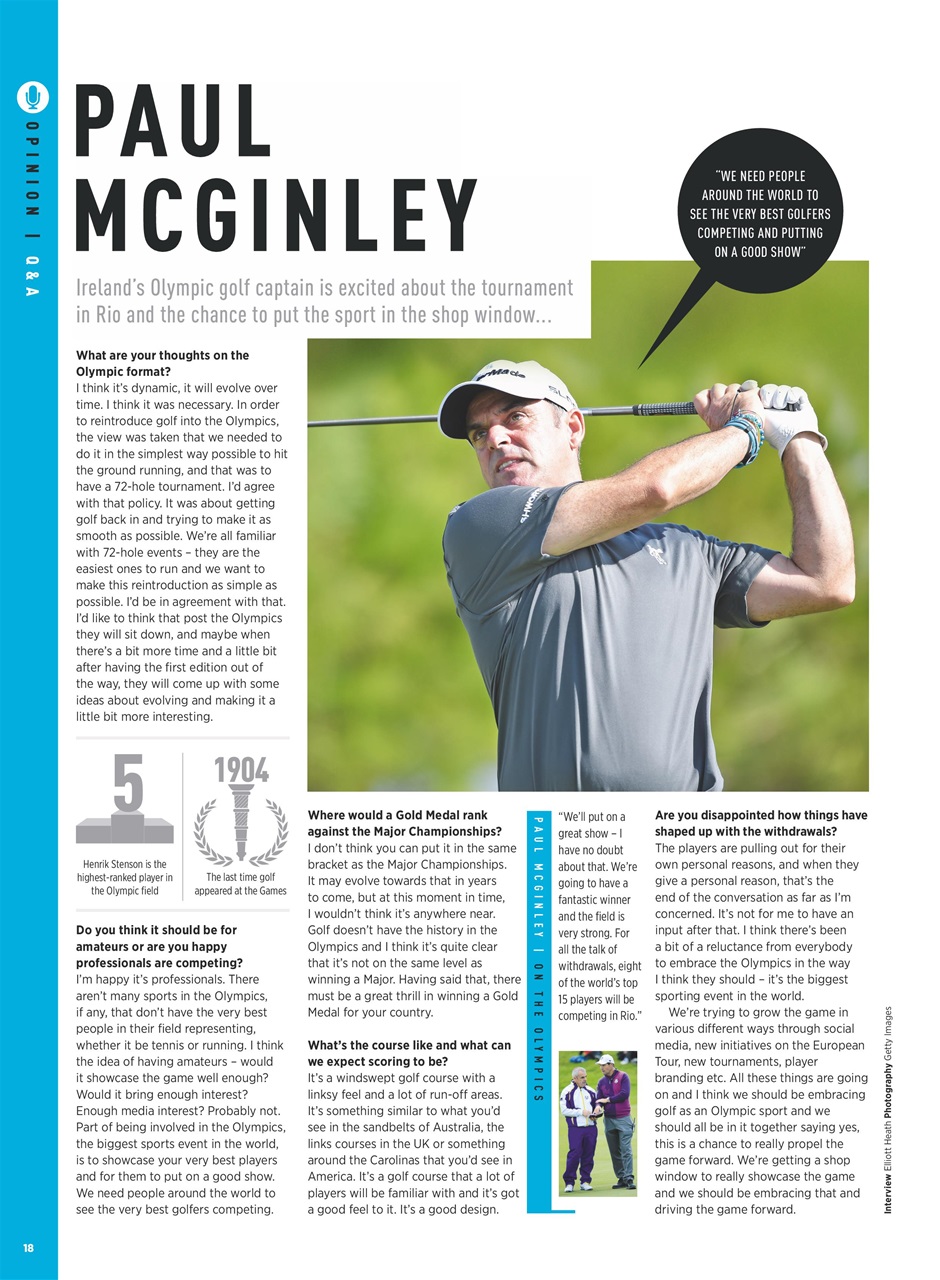 Golf Monthly Preview Pages