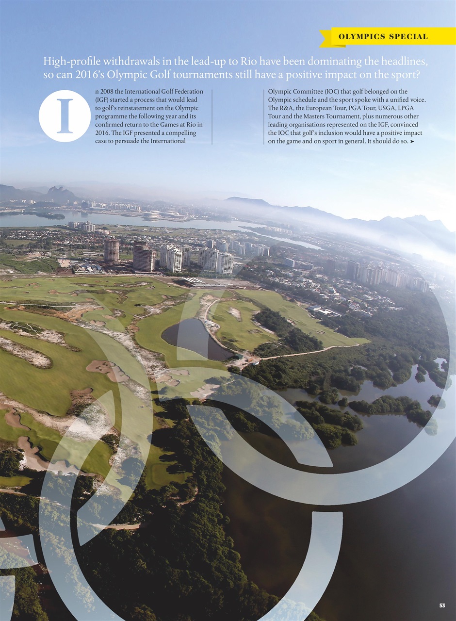 Golf Monthly Preview Pages