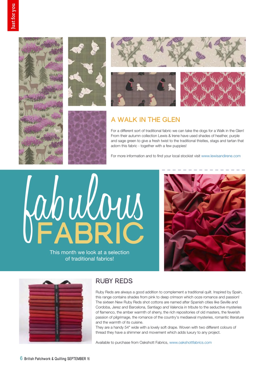 Patchwork and Quilting Preview Pages