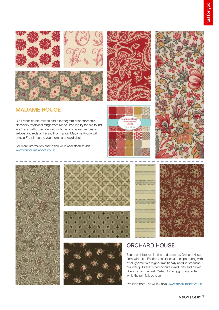 Patchwork and Quilting Preview Pages