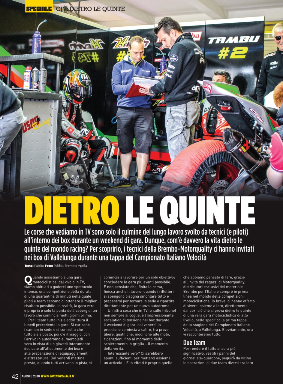 Superbike Italia Preview Pages