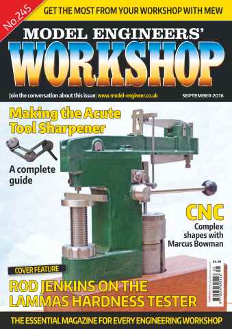 Model Engineer & Workshop Magazine issue September 2016