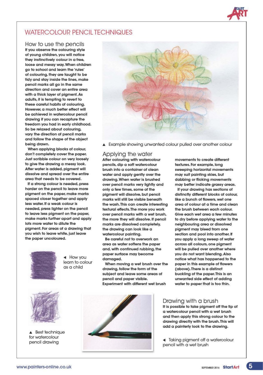 Start Art Preview Pages