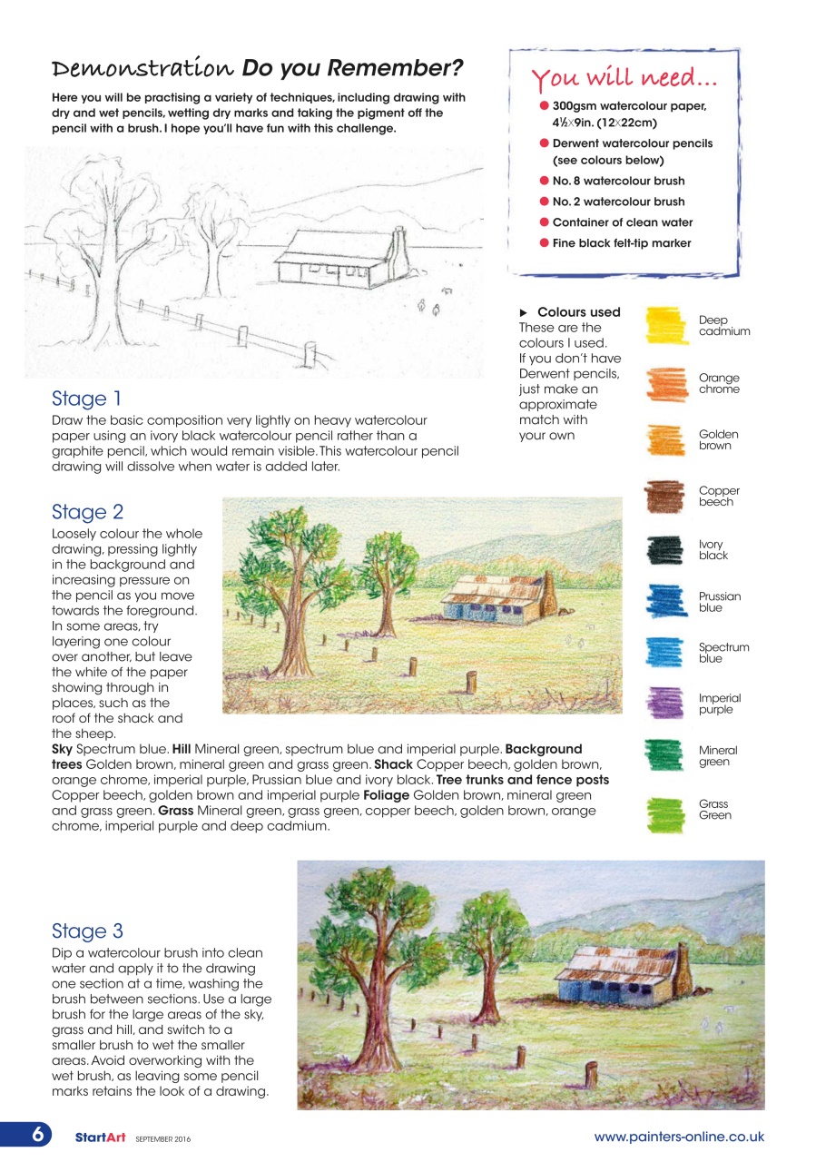 Start Art Preview Pages