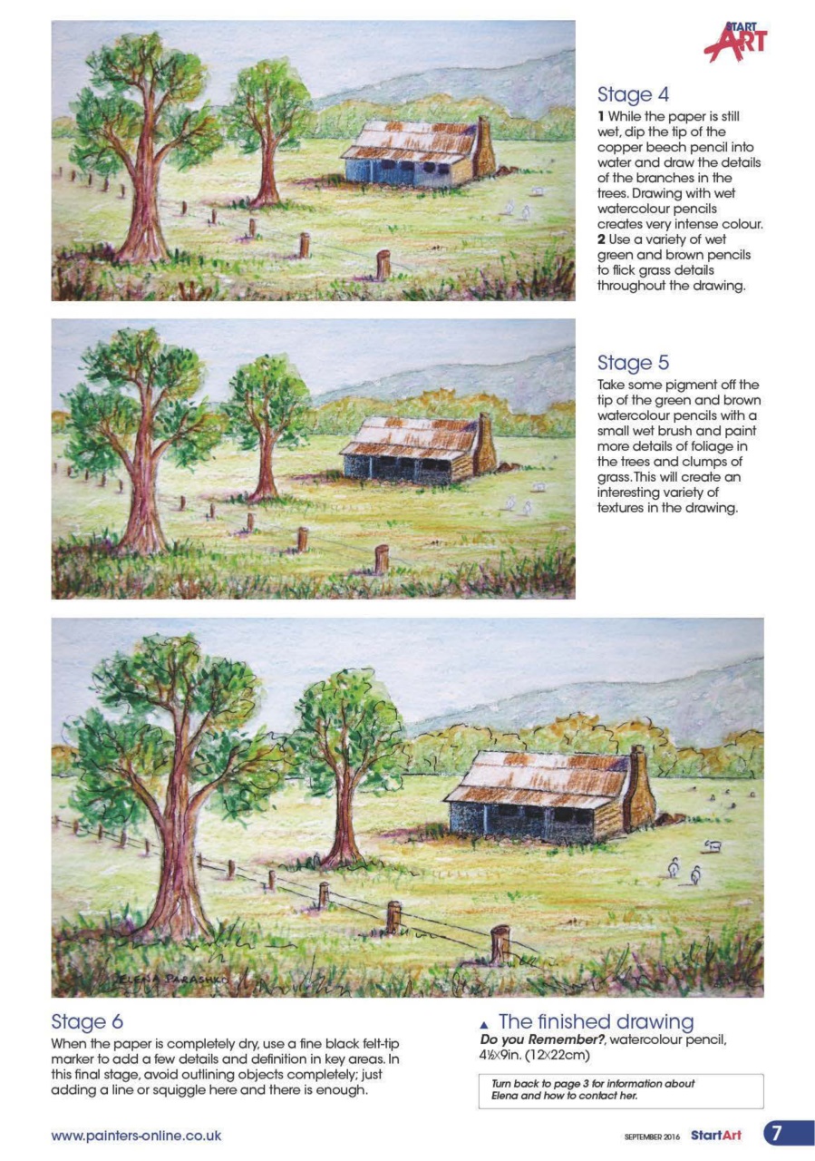 Start Art Preview Pages