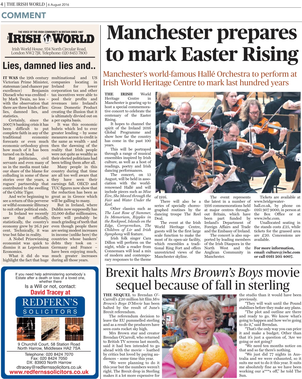 Irish World Preview Pages