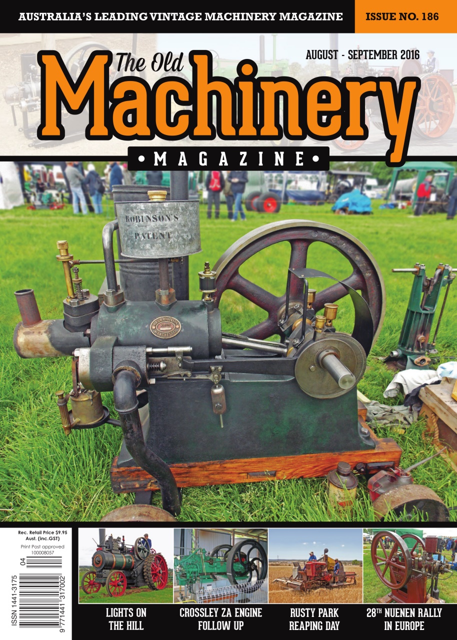 The Old Machinery Magazine Preview Pages