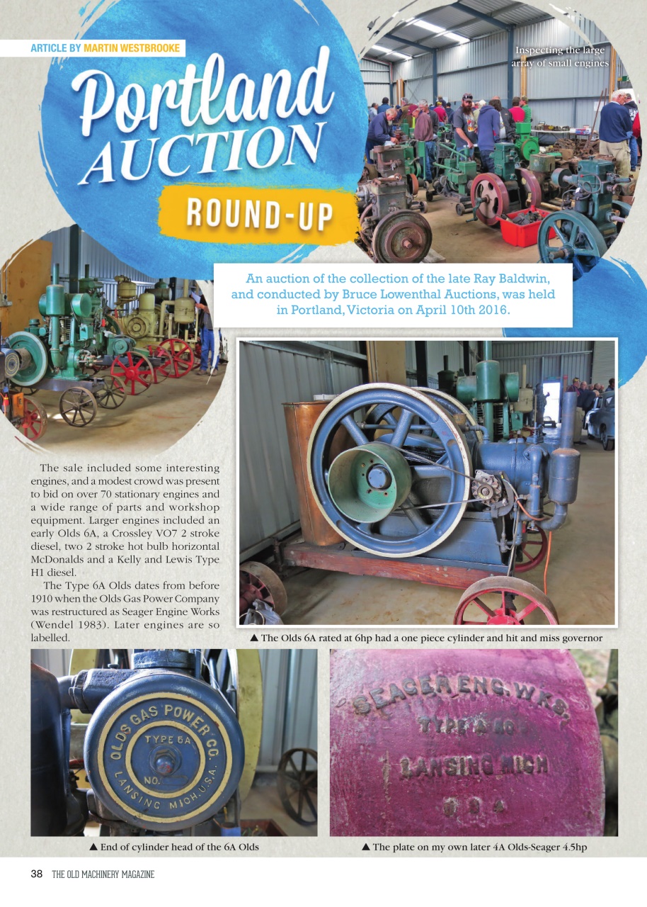 The Old Machinery Magazine Preview Pages