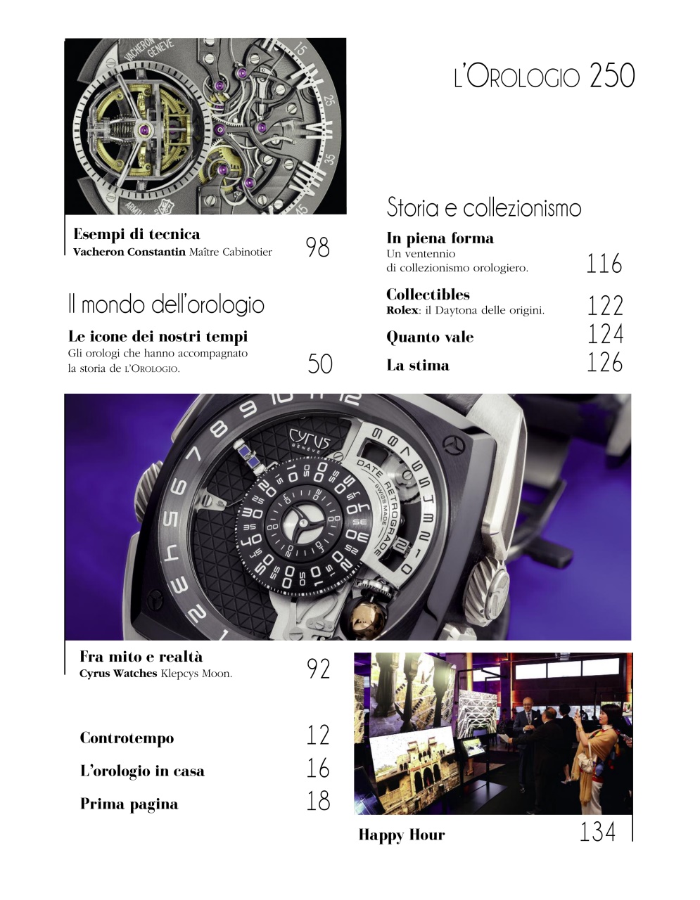 L'Orologio Preview Pages