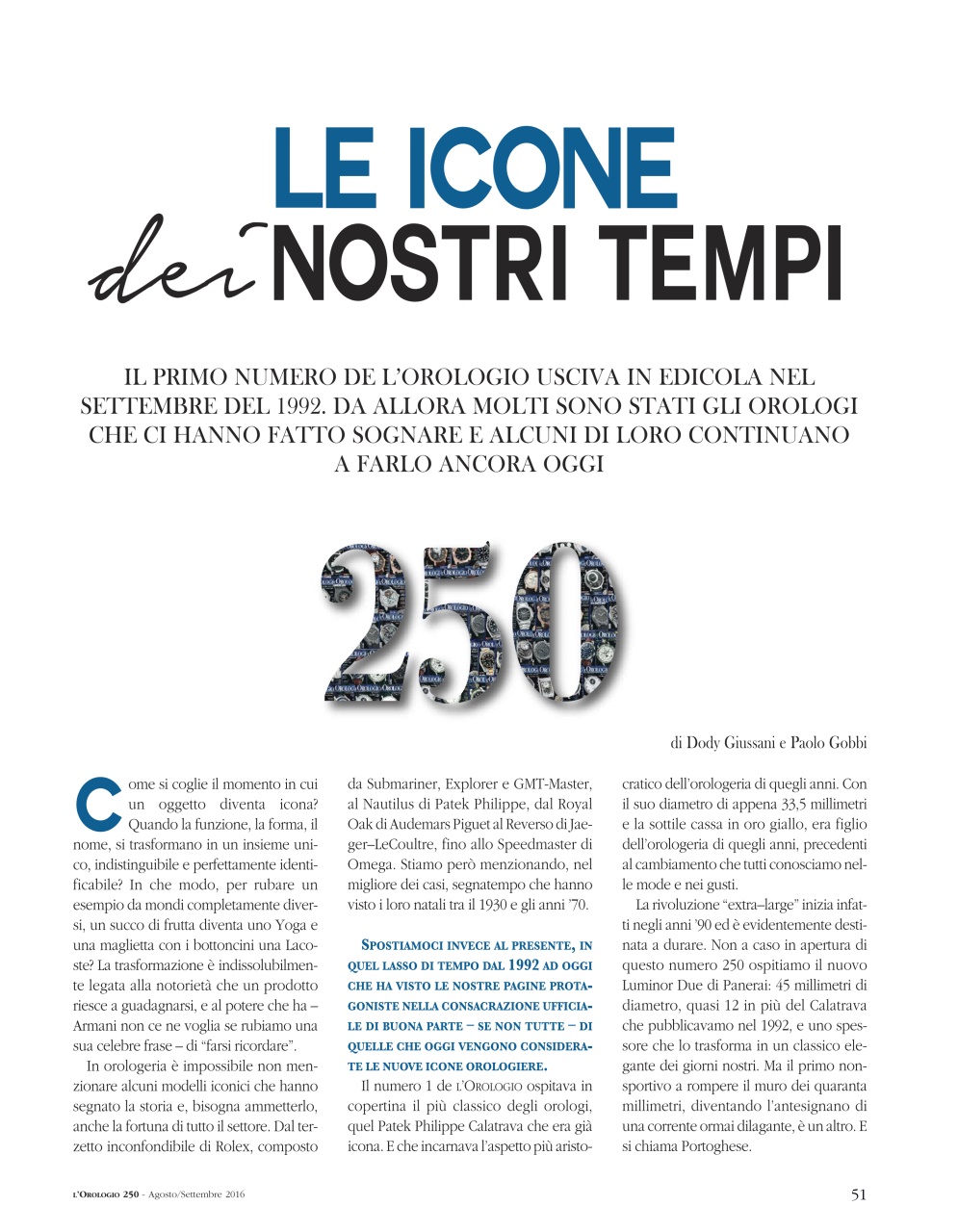 L'Orologio Preview Pages