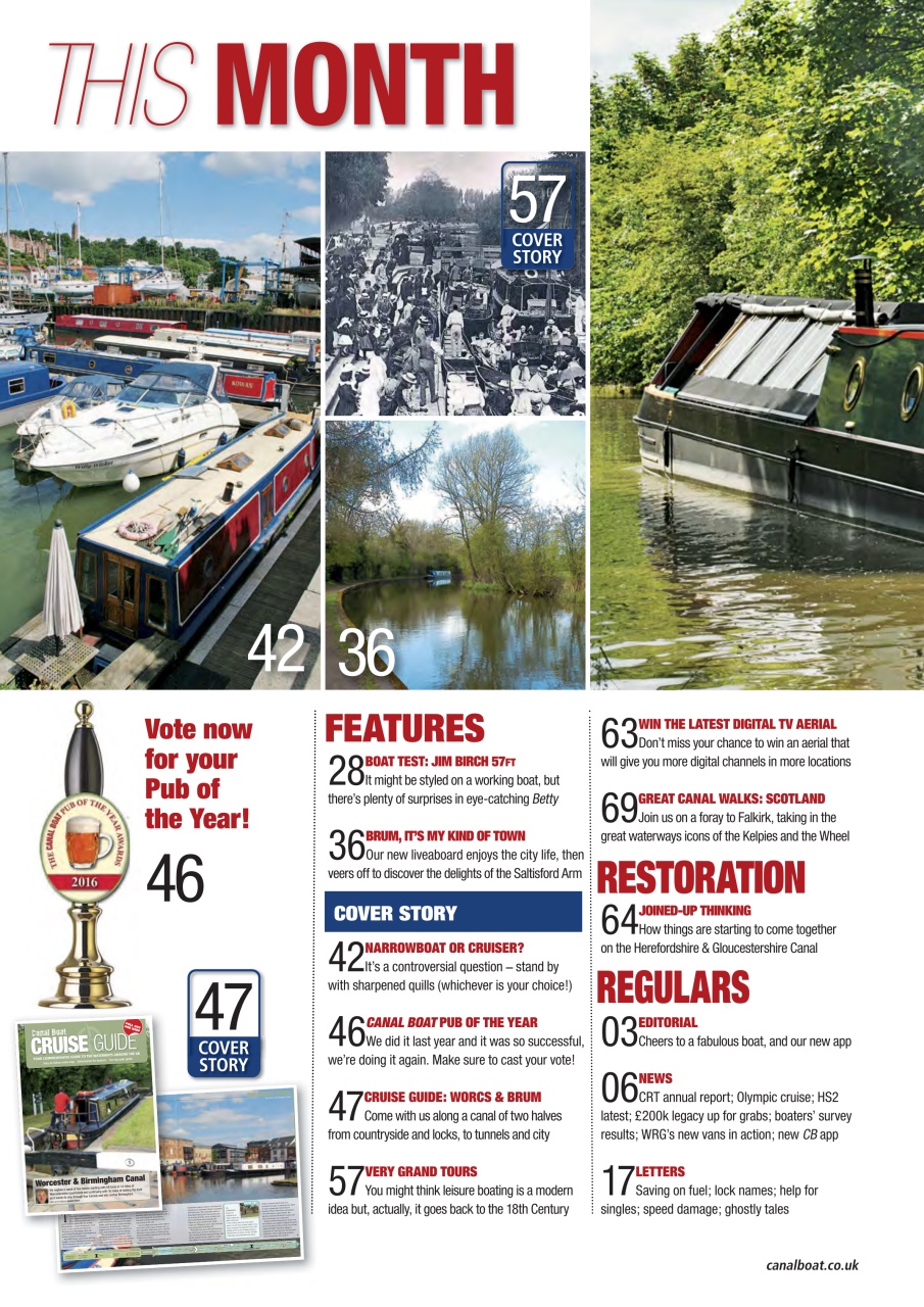 Canal Boat Preview Pages