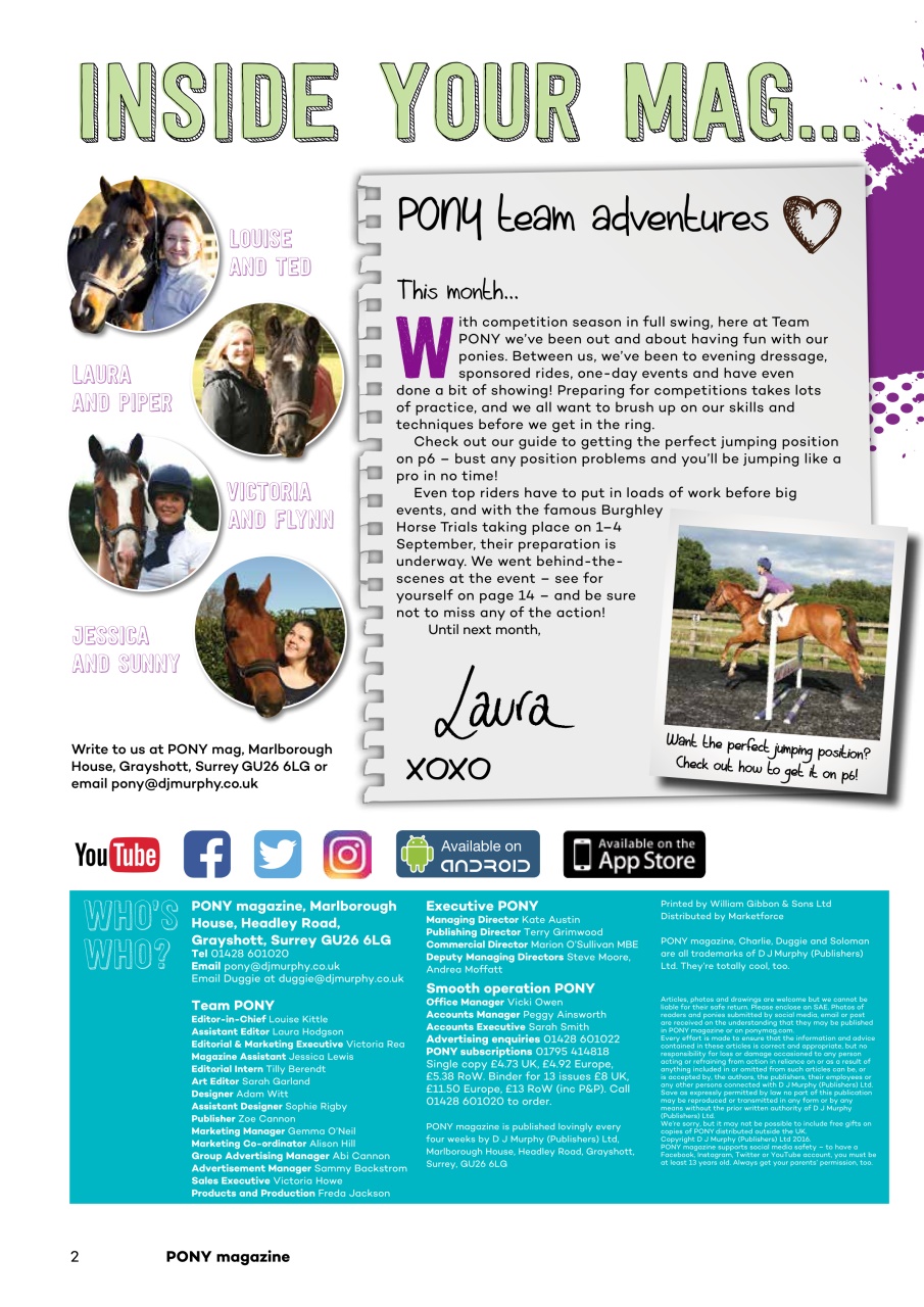 Pony Magazine Preview Pages