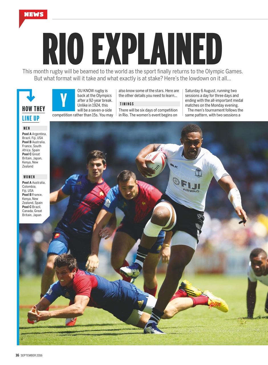 Rugby World Preview Pages