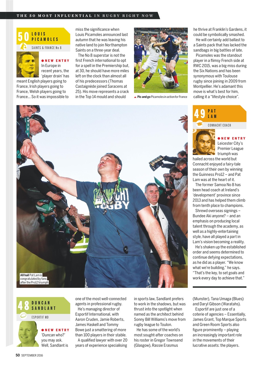 Rugby World Preview Pages