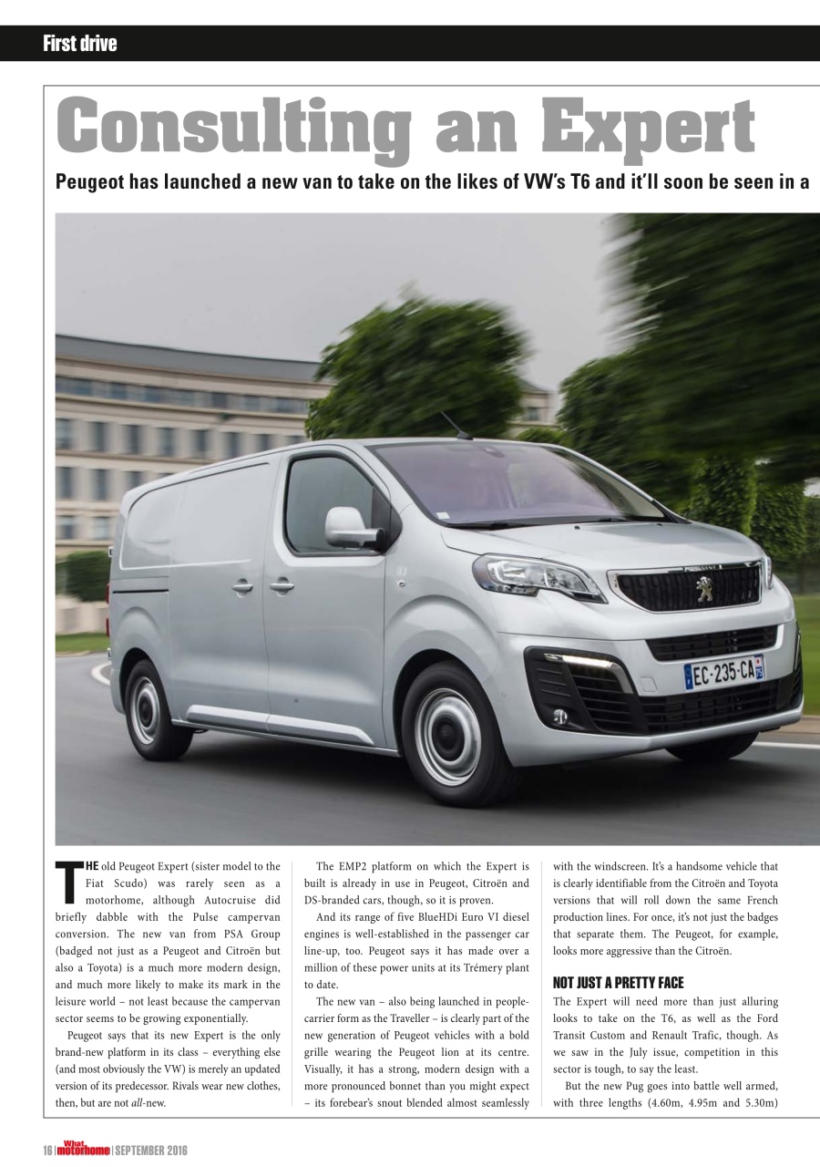 What Motorhome magazine Preview Pages