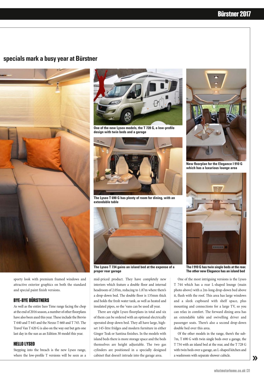 What Motorhome magazine Preview Pages