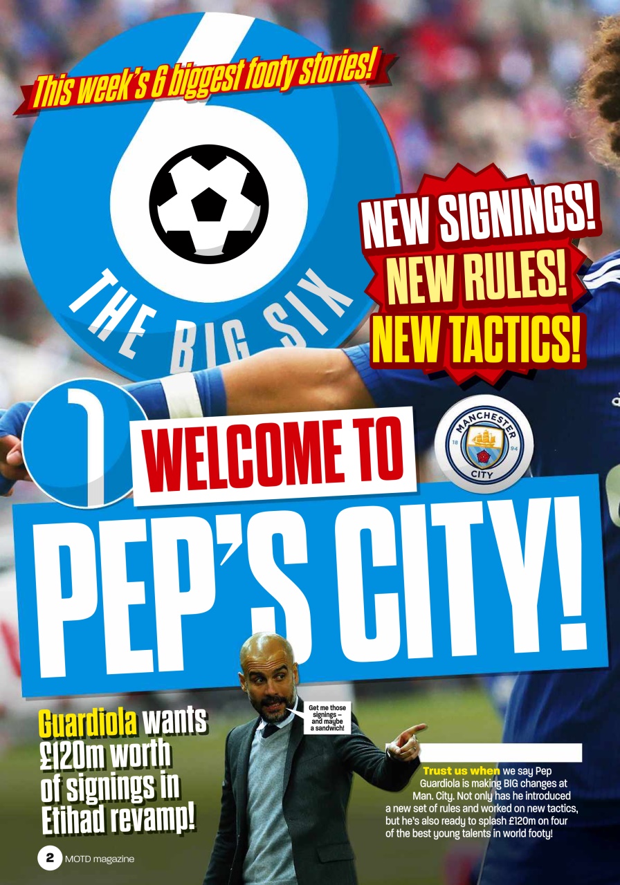 Match of the Day Preview Pages