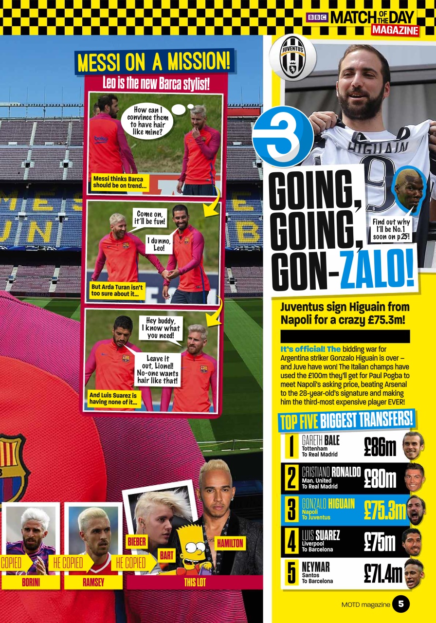 Match of the Day Preview Pages