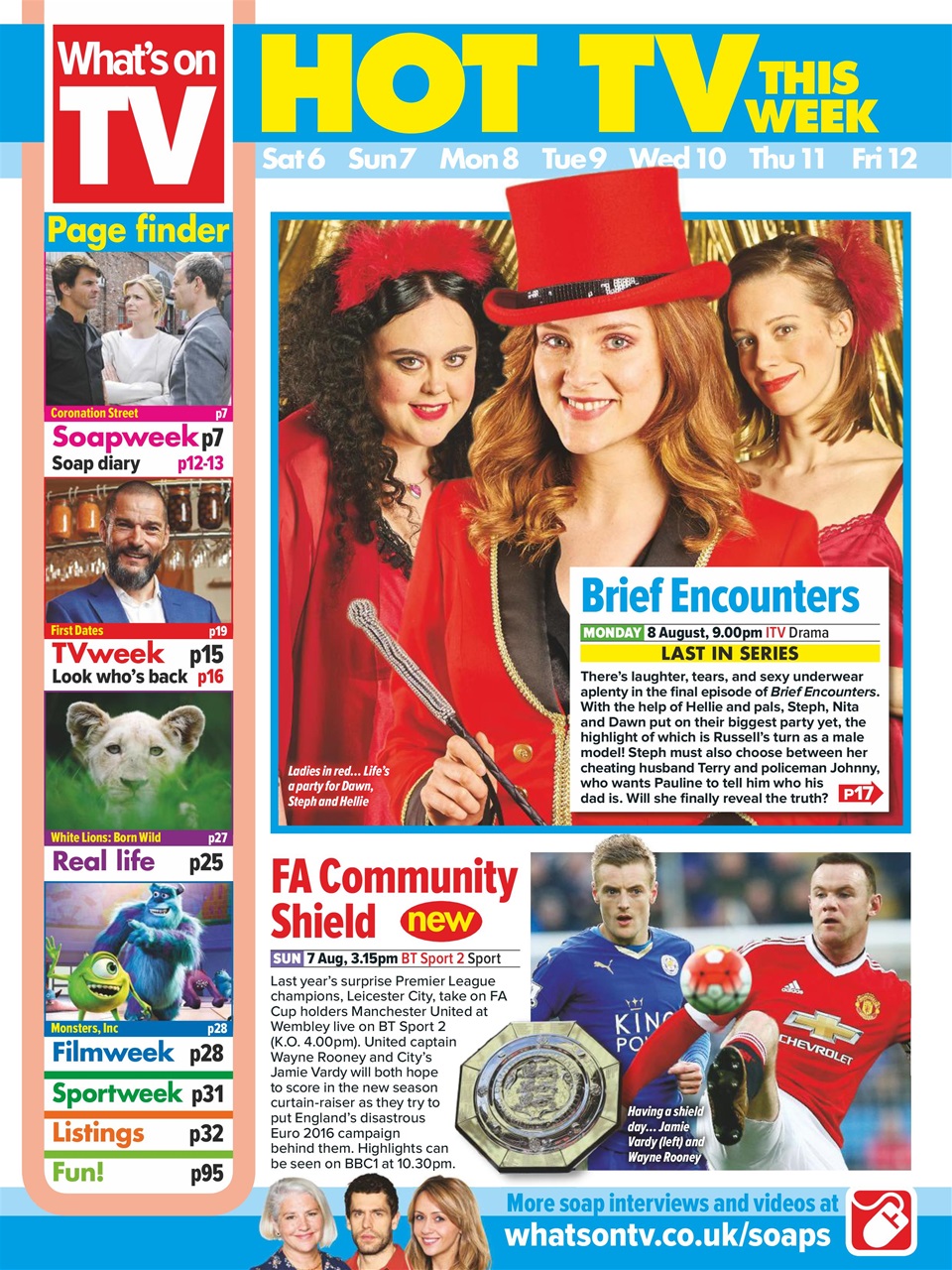 What's on TV Preview Pages