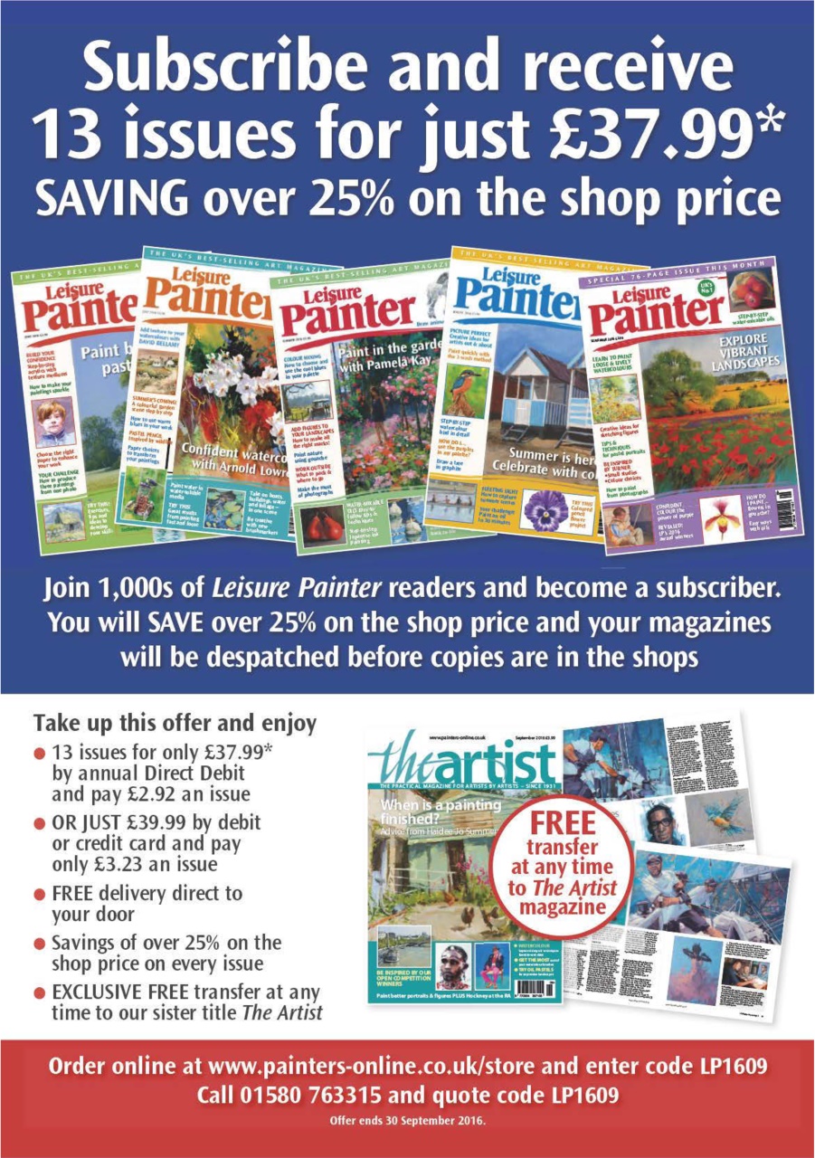 Leisure Painter & The Artist Preview Pages