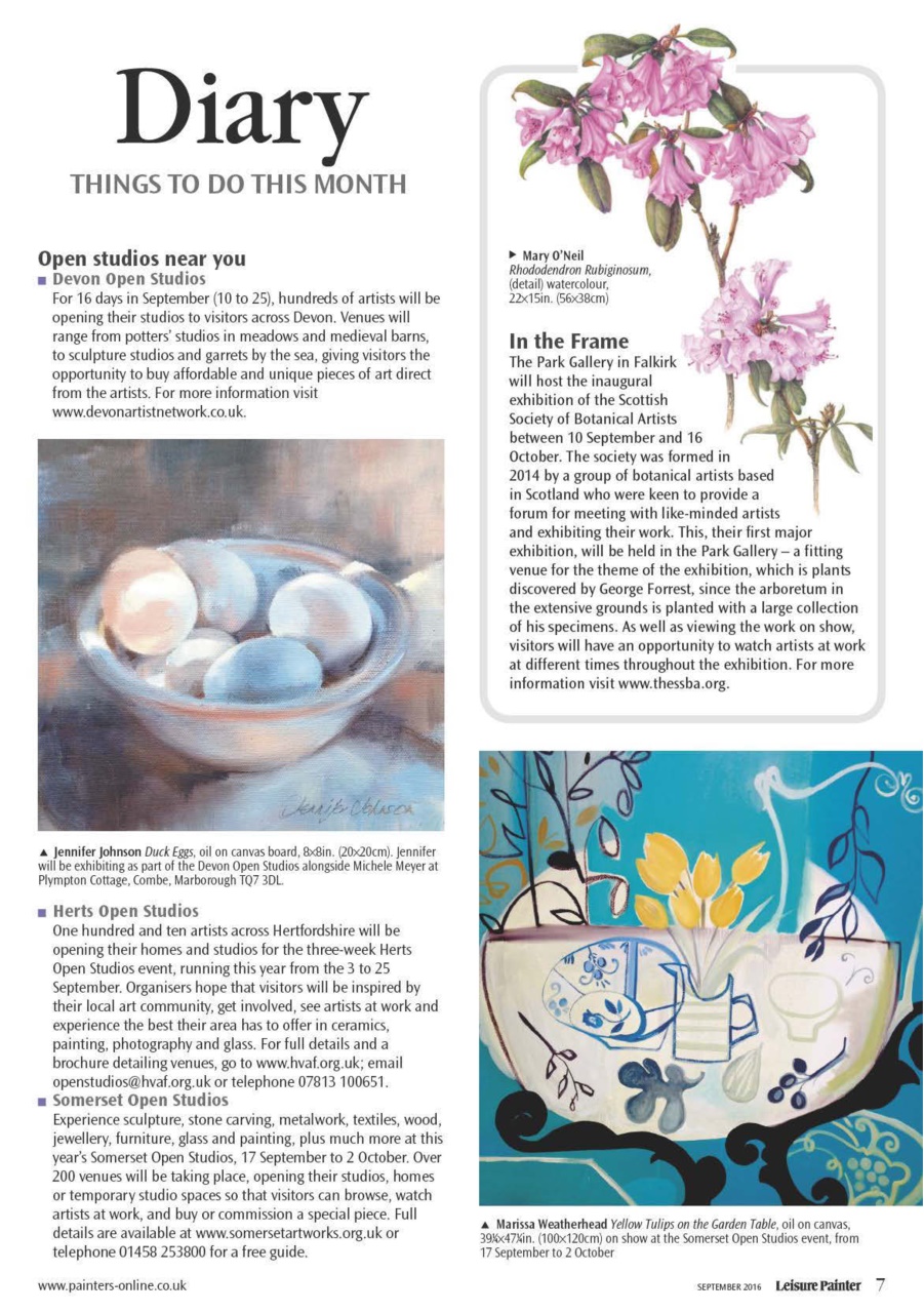 Leisure Painter & The Artist Preview Pages