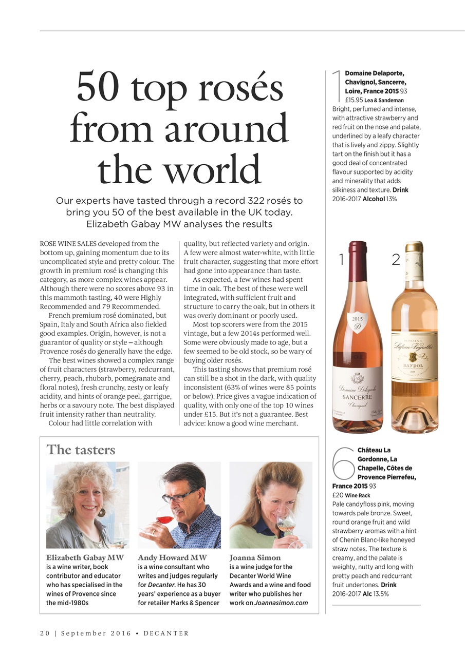 Decanter Preview Pages