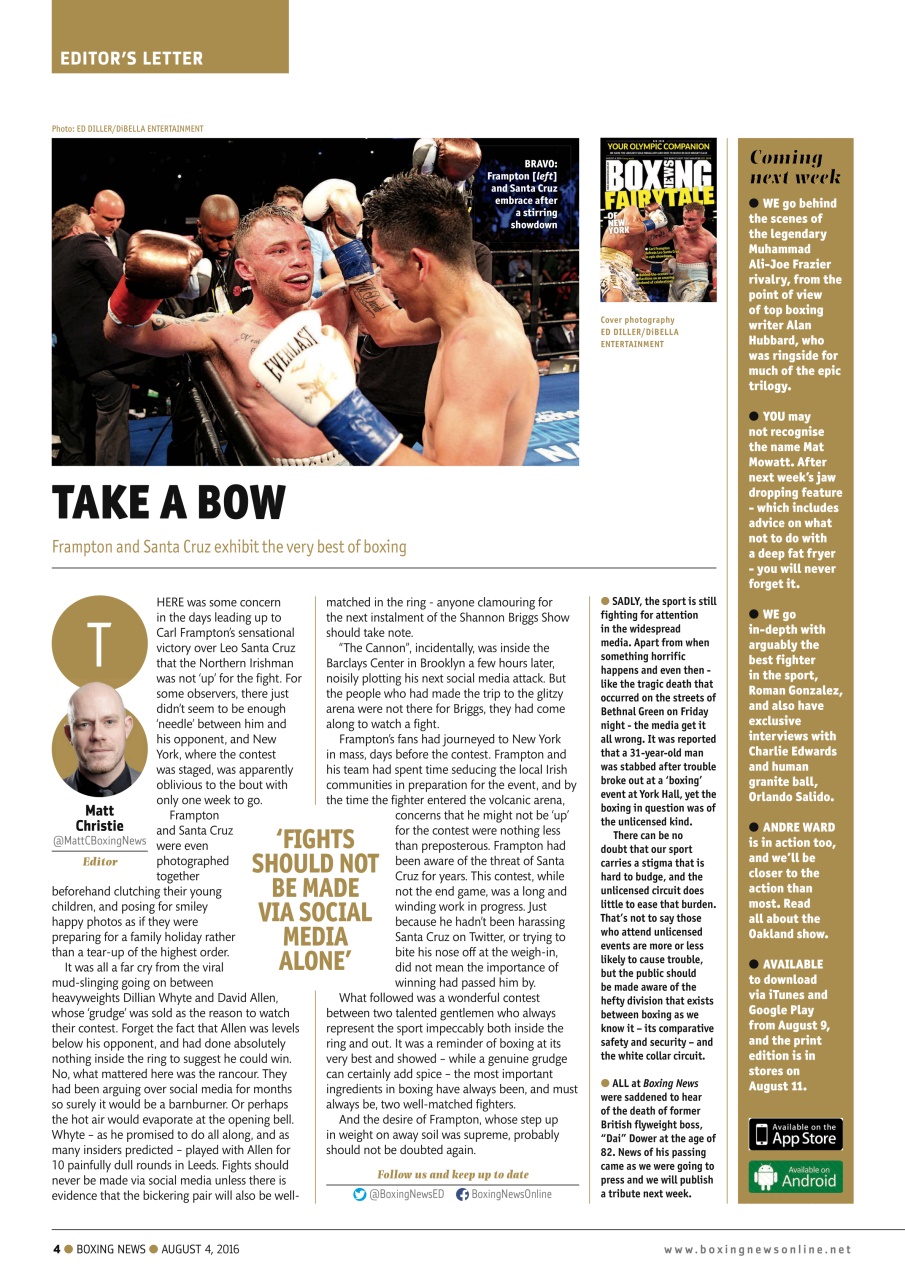 Boxing News Preview Pages