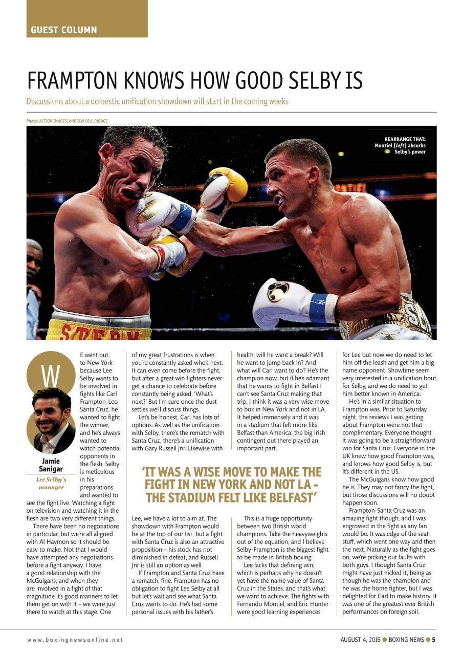 Boxing News Preview Pages