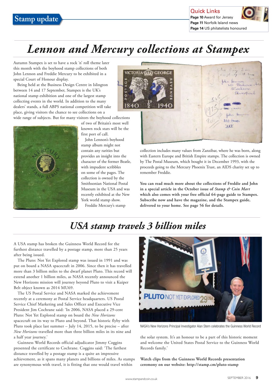 Stamp Collector Preview Pages
