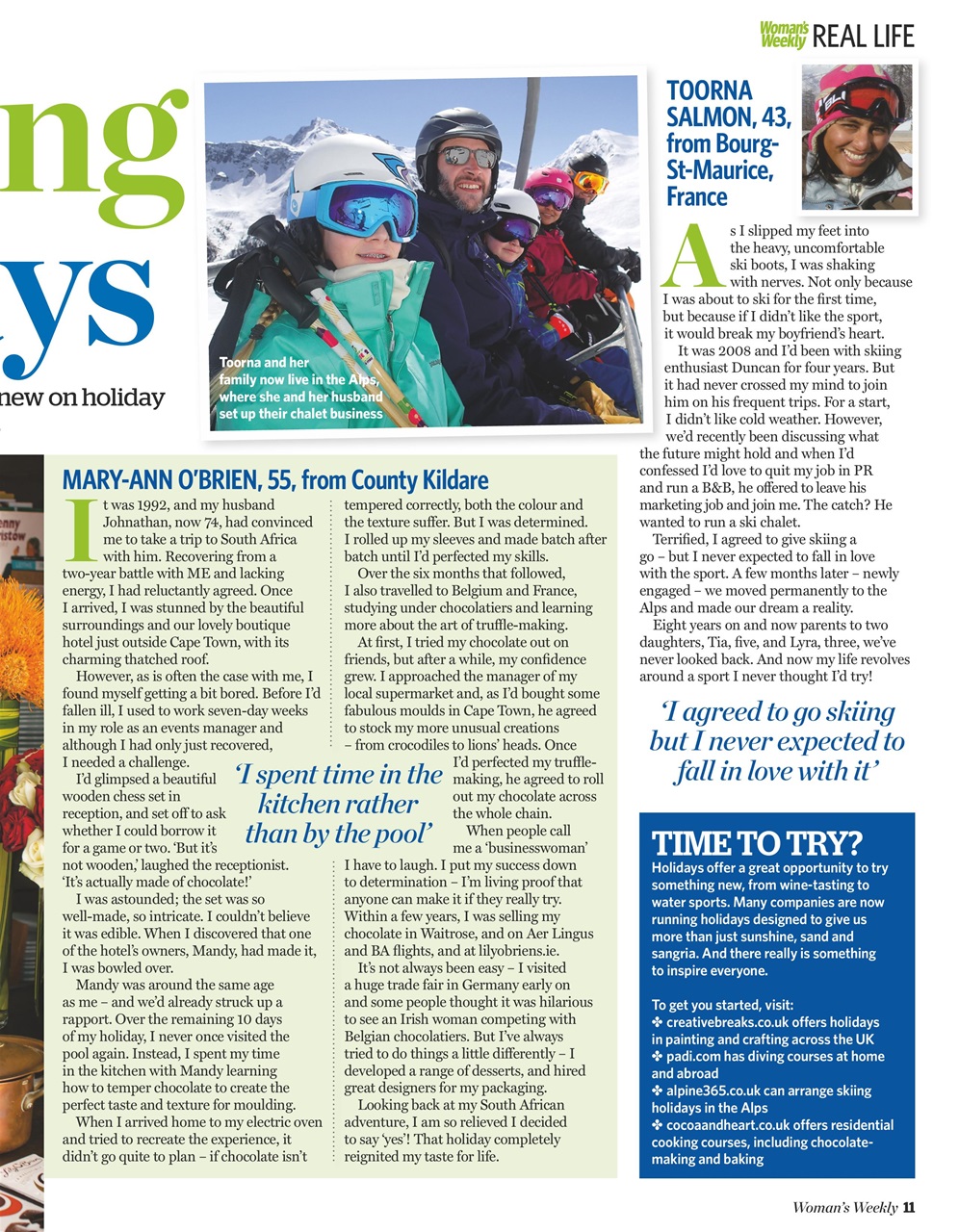 Woman's Weekly Preview Pages