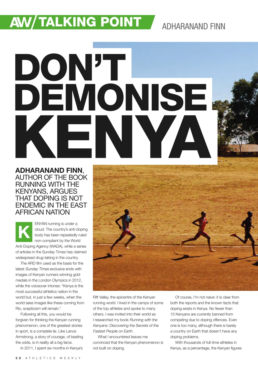 AW – Athletics Weekly Magazine Preview Pages