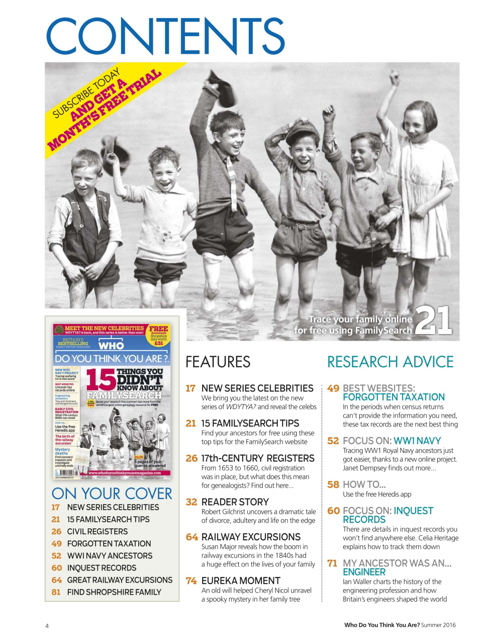 Who Do You Think You Are? Preview Pages