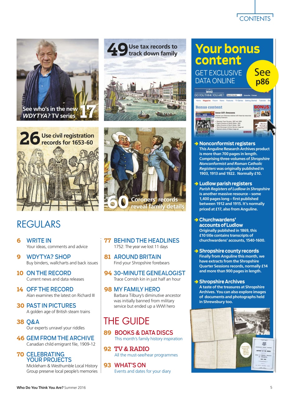 Who Do You Think You Are? Preview Pages