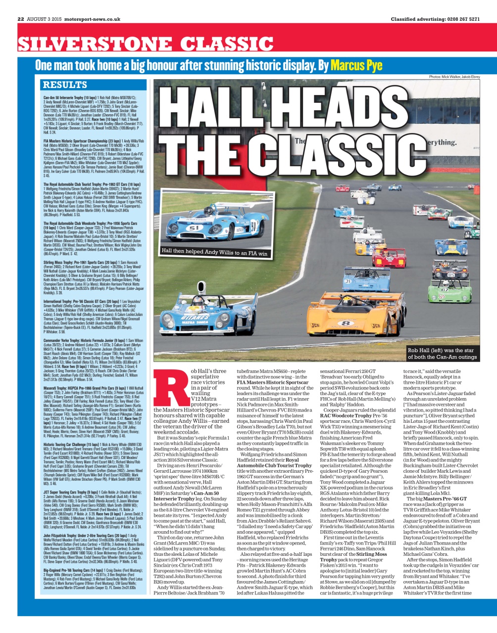 Motorsport News Preview Pages