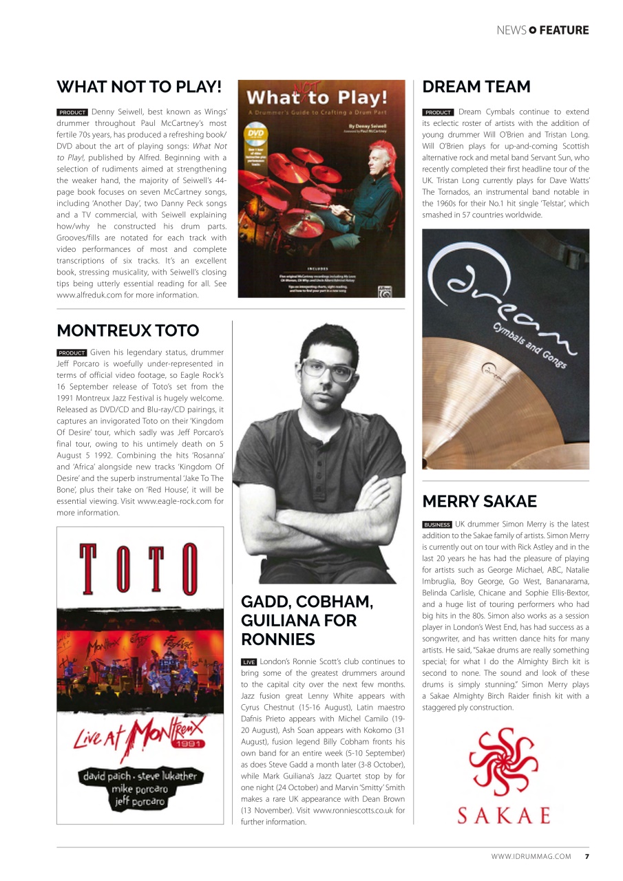iDrum magazine: Never miss a beat Preview Pages