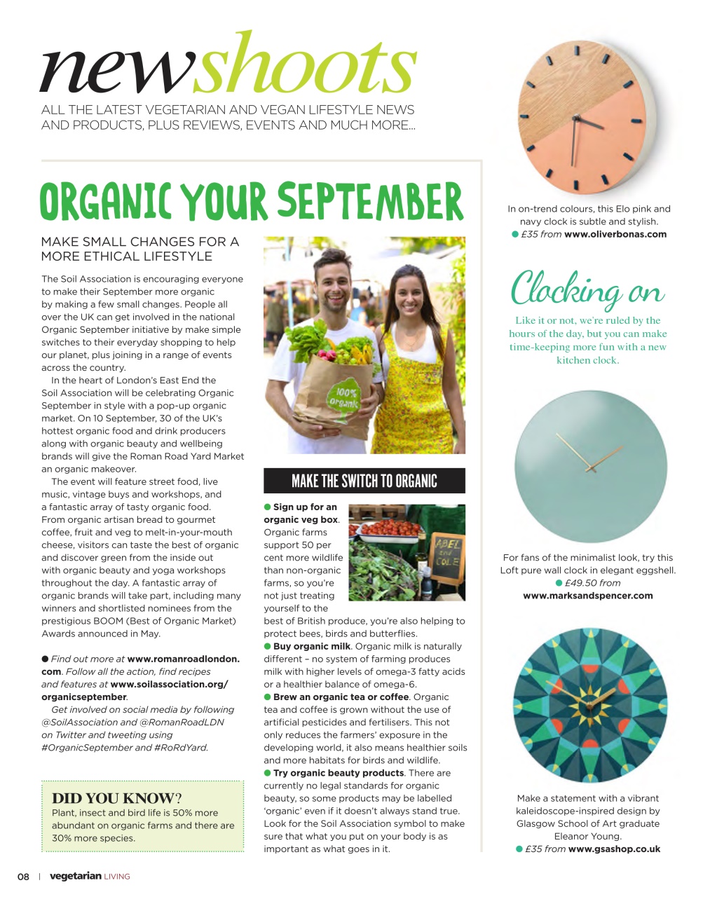 Vegetarian Living Preview Pages
